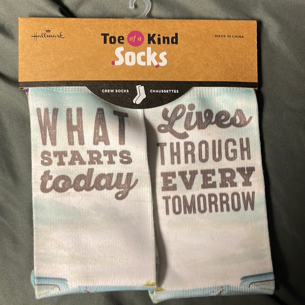 Toe of a Kind Novelty Crew Socks
